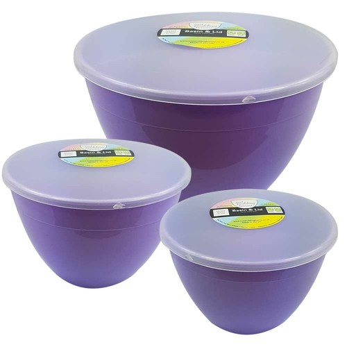 Pudding basins with lids - basins,