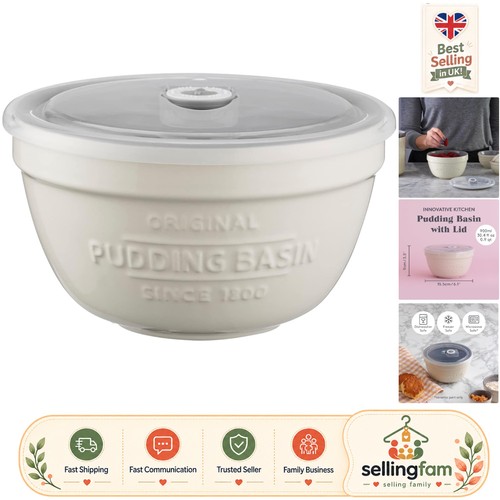Durable ceramic pudding basin - ceramic,