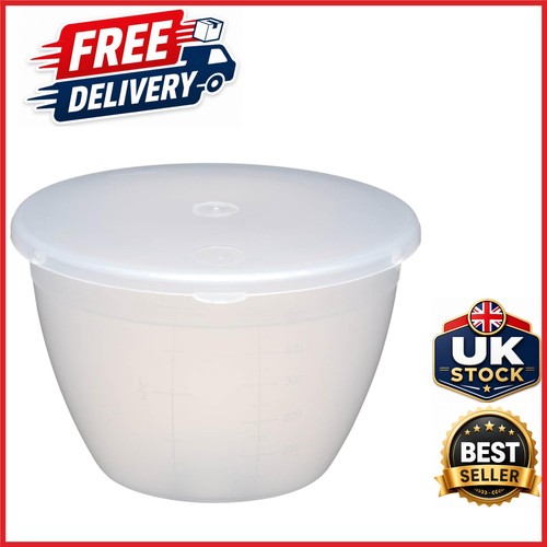 Round plastic pudding basin - plastic,