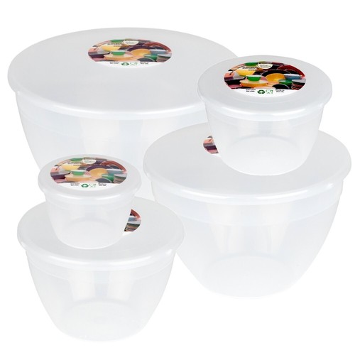 Pudding basins with - pudding,