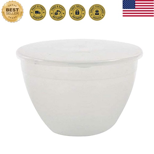 Plastic pudding basin with - basin,