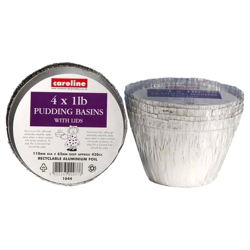 Caroline 1lb foil pudding - caroline,