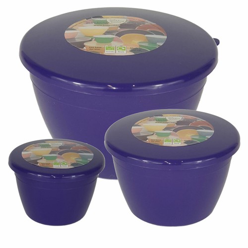Just pudding basins - with, lids