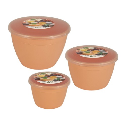 Pudding basins with lids - with,