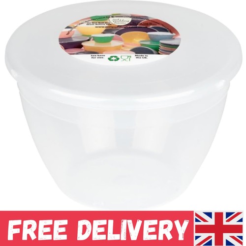 Pint plastic pudding - plastic, bowls
