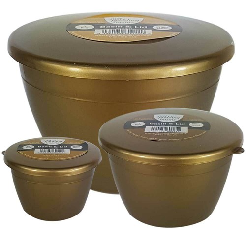 Just pudding basins with - pudding,